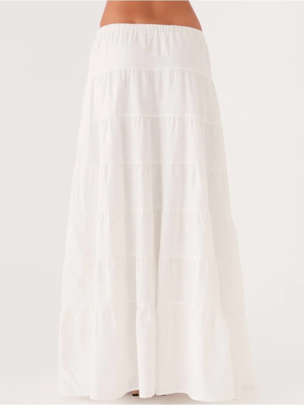 Peppermayo Mariella Linen Maxi Skirt - White - Picture 3 of 5